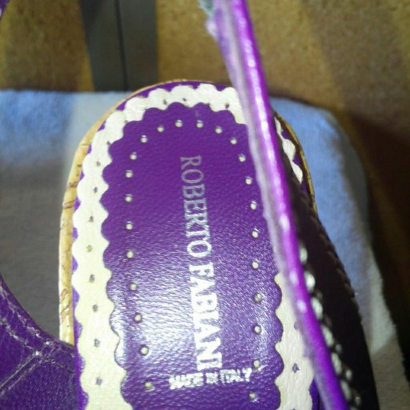 Roberto Fabiani Italian Leather wedges - Picture 2 of 5